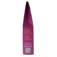 TerraSana Konjak noodles zwarte sesam bio 250 Gram