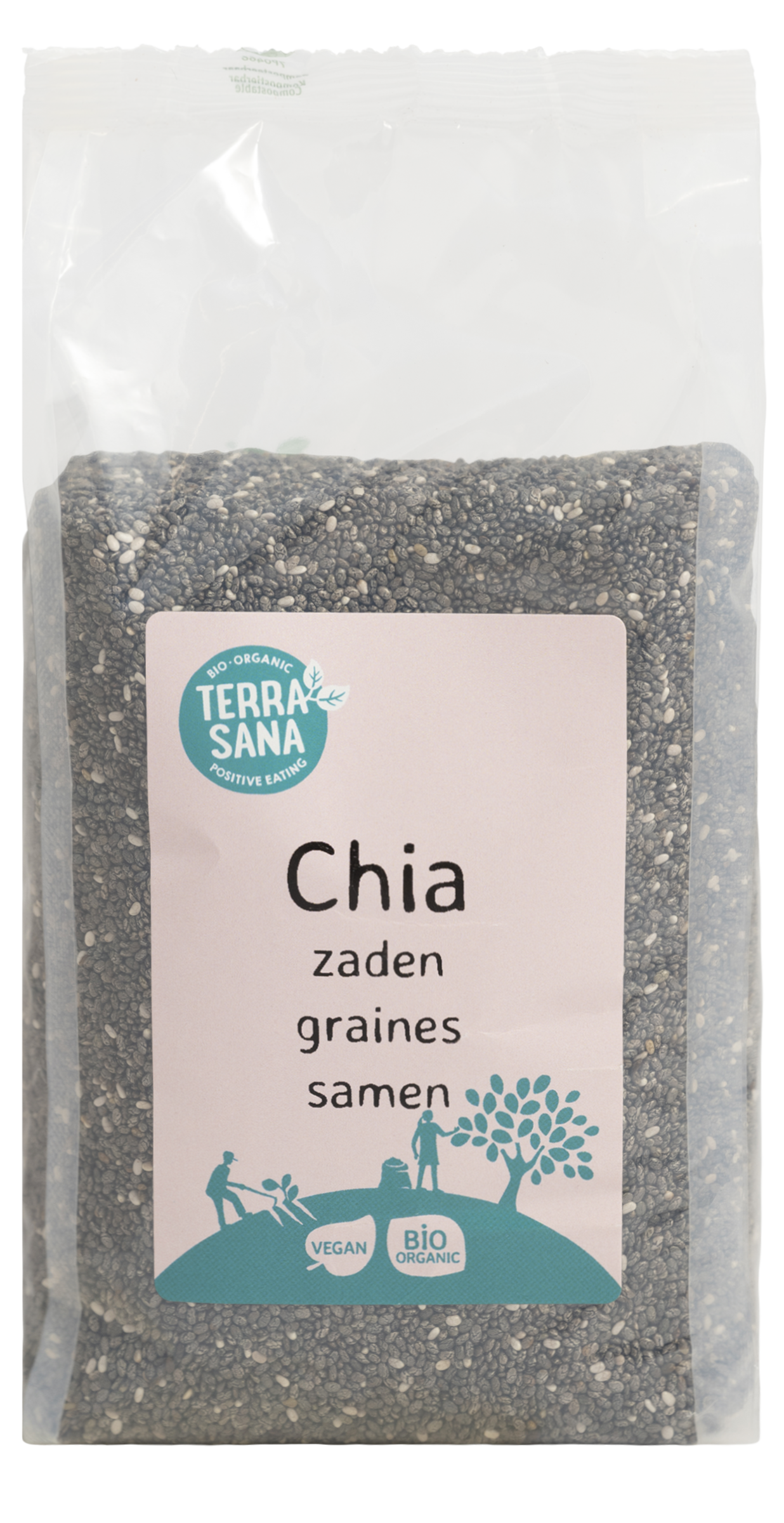 TerraSana RAW Chia zaad zwart bio 300 Gram