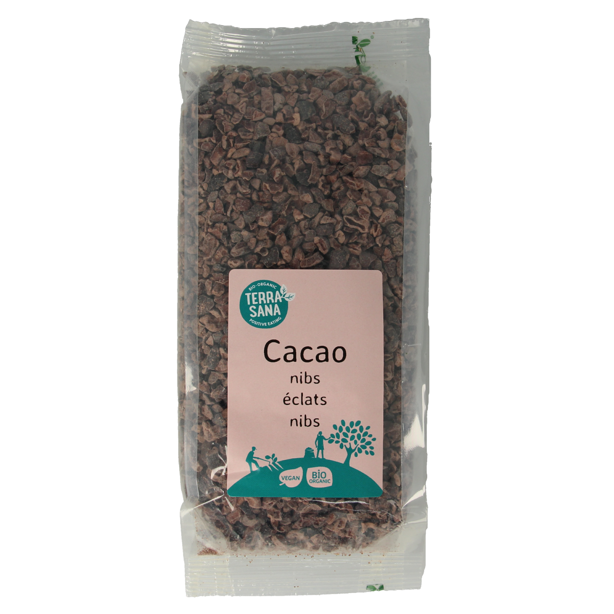 TerraSana Raw cacao nibs bio 250.00 Gram