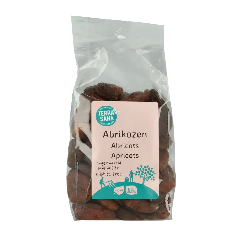 TerraSana RAW Abrikozen ongezwaveld bio 400 Gram