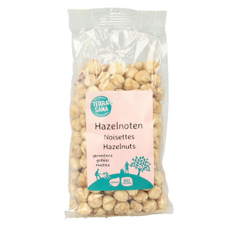 TerraSana Hazelnoten geroosterd  bio 250 Gram