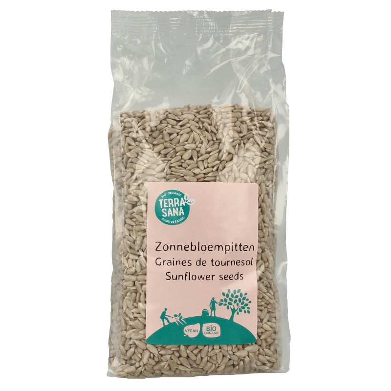 TerraSana RAW zonnebloempitten bio 750 Gram