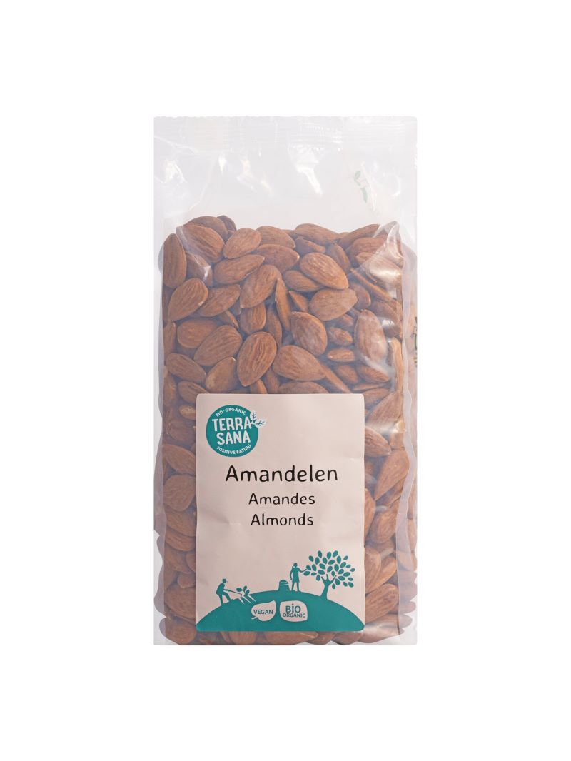 TerraSana RAW Amandelen bruin bio 750 Gram
