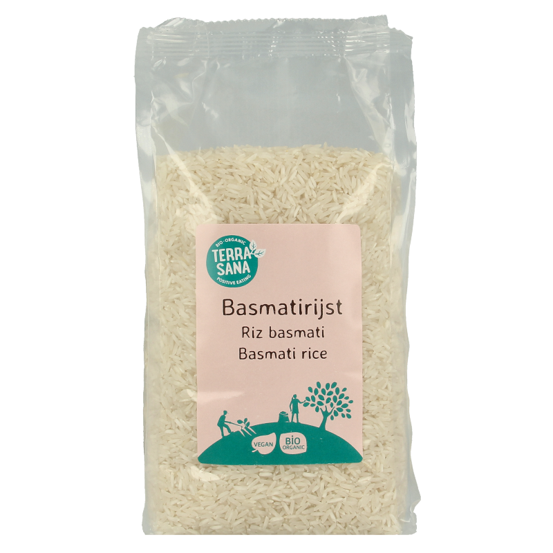 TerraSana Basmati rijst wit bio 1 Kilogram