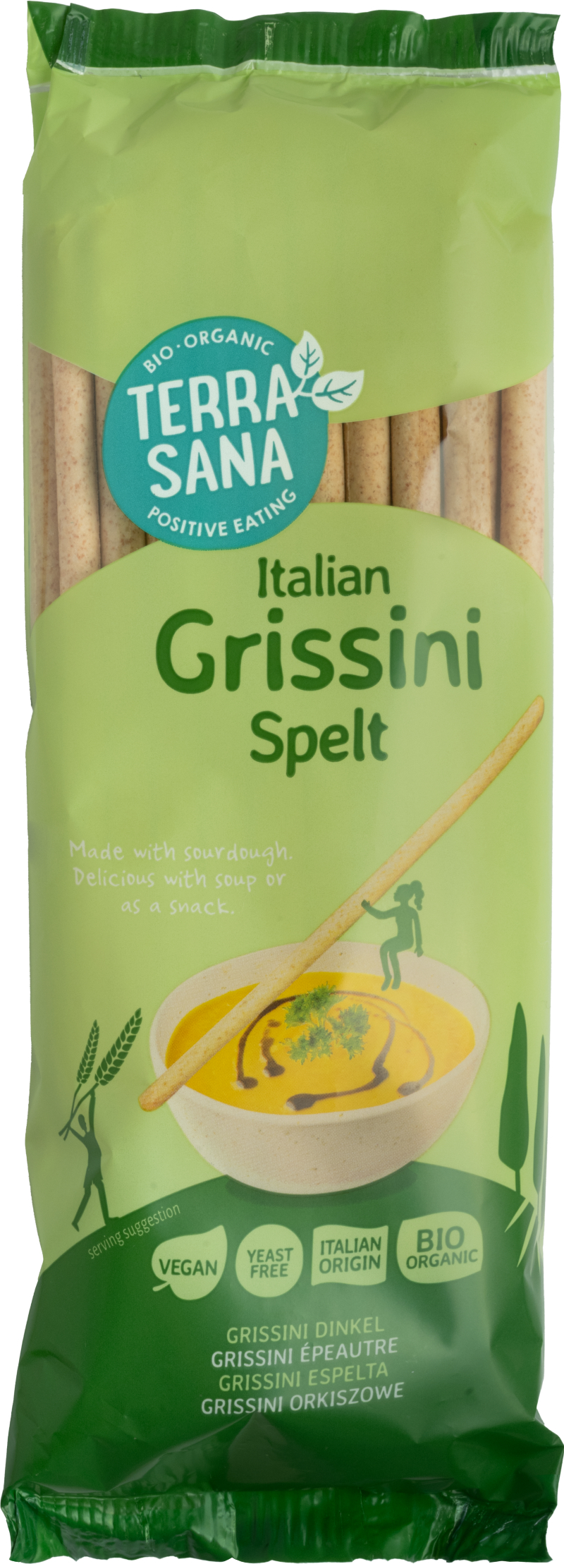 TerraSana Grissini spelt bio 125.00 Gram