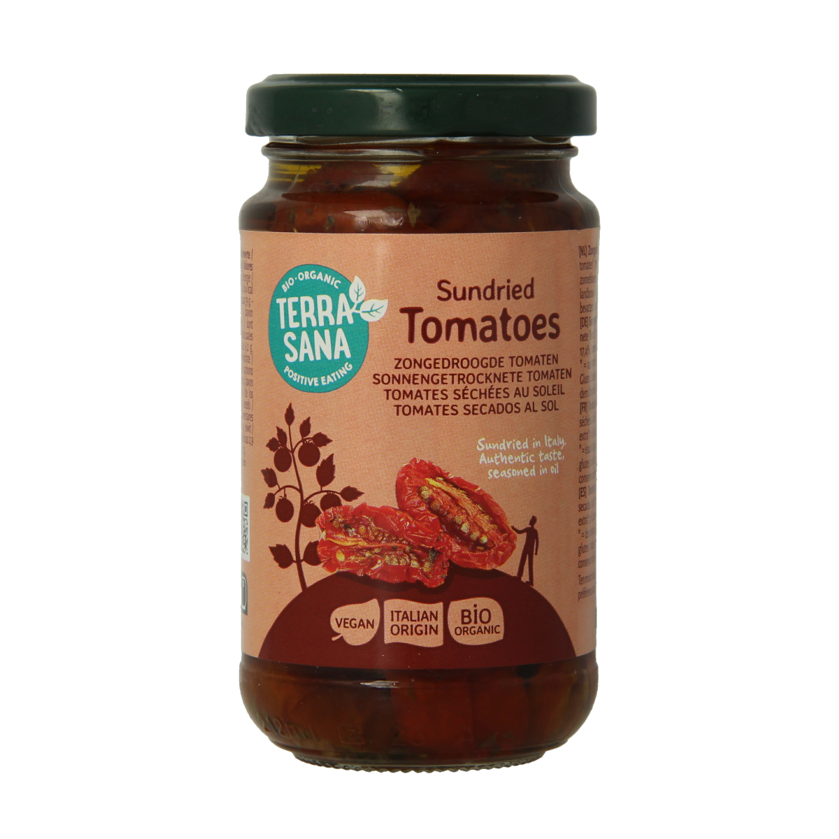 TerraSana Tomaten zongedroogd in olijfolie bio 180.00 Gram