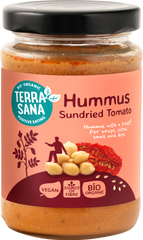 TerraSana Hummus spread zongedroogde tomaat bio 190.00 Gram