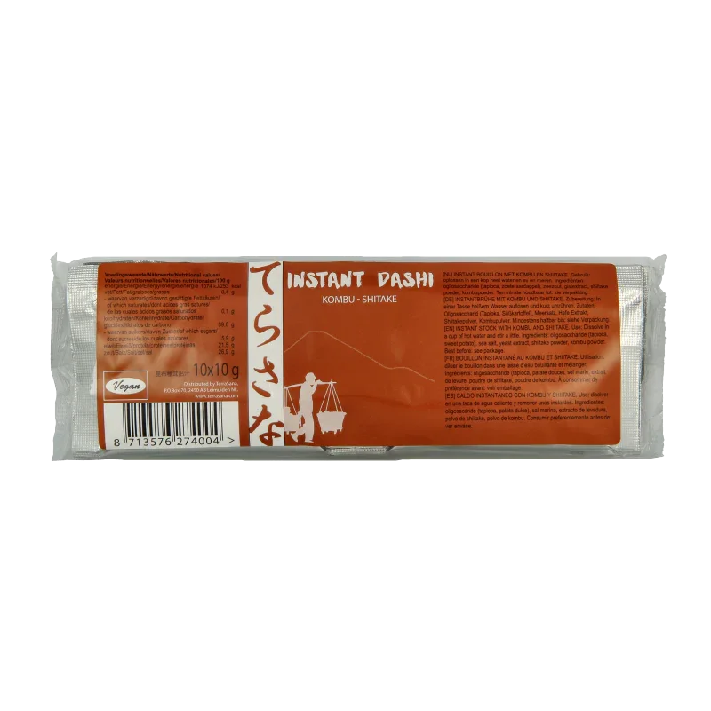TS Import Instant dashi kombu shiitake bouillon 100 Gram
