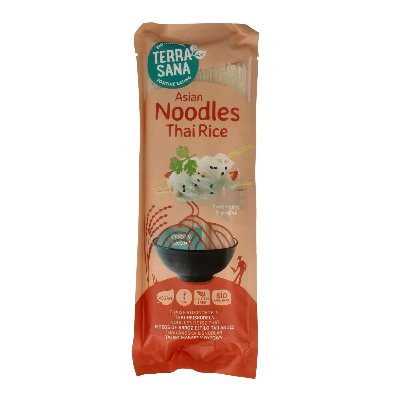 TerraSana Noodles Thaise rijst bio 250 Gram