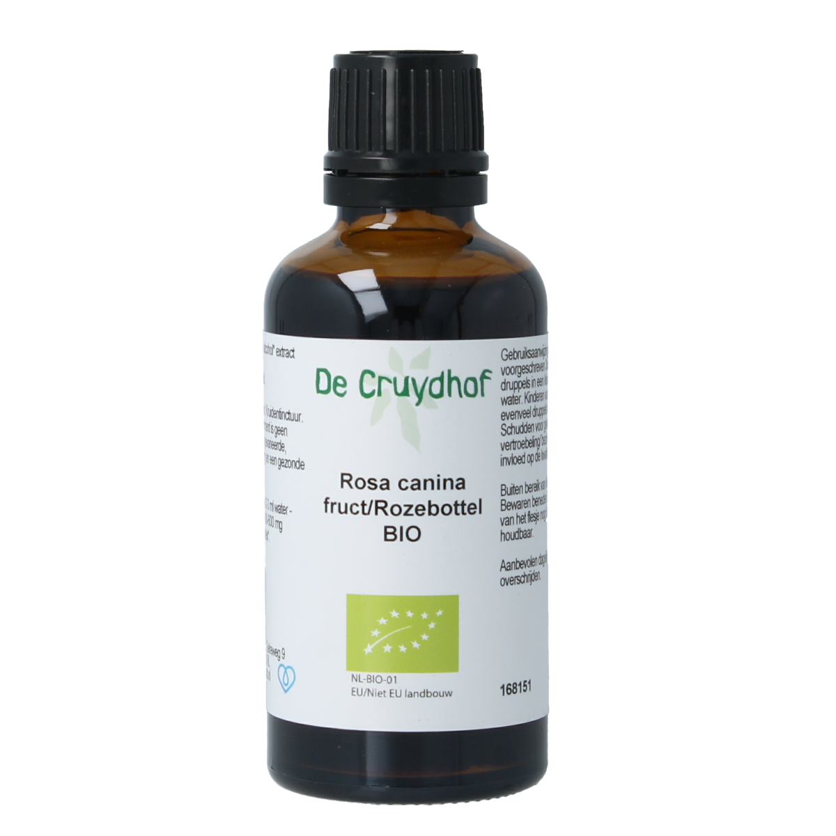 Cruydhof Rosa canina / rozebottel tinctuur bio 50.00 Milliliter