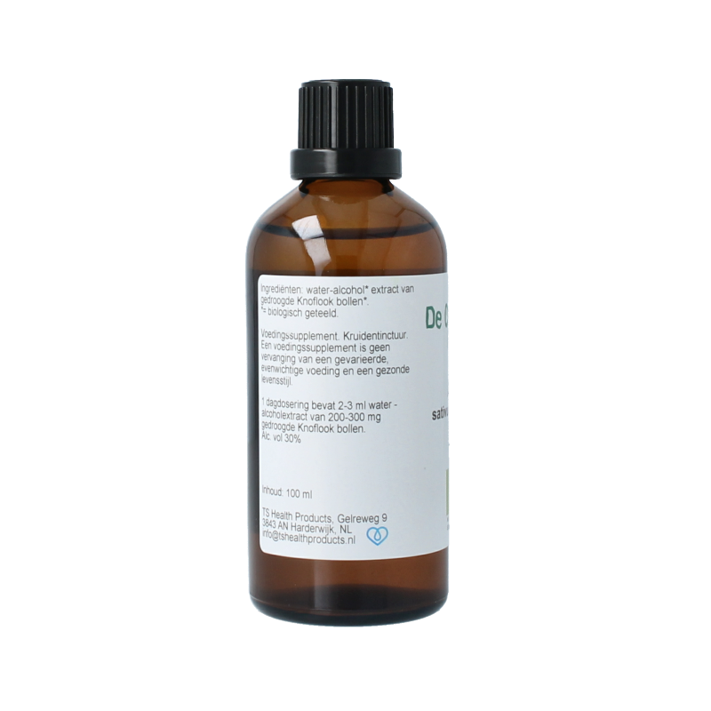 Cruydhof Allium sativum bulb/knoflook tinctuur bio 100 Milliliter