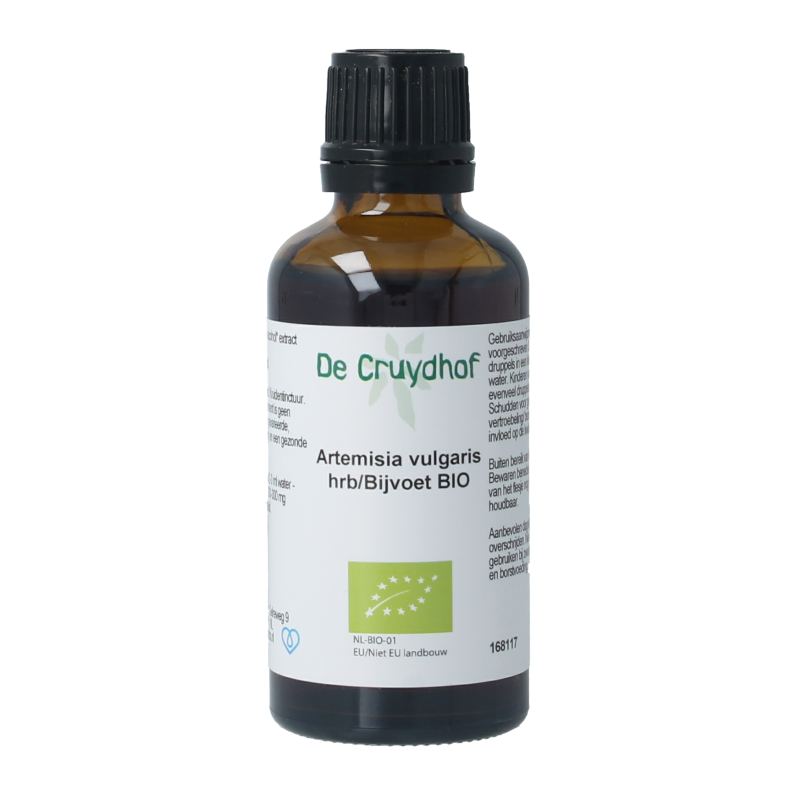 Cruydhof Artemisia vulgaris herb/bijvoet tinctuur bio 50 Milliliter