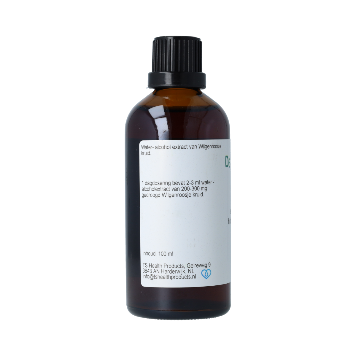 De Cruydhof Epilobium angustifolium / wilgenroosje tinctuur 100.00 Milliliter