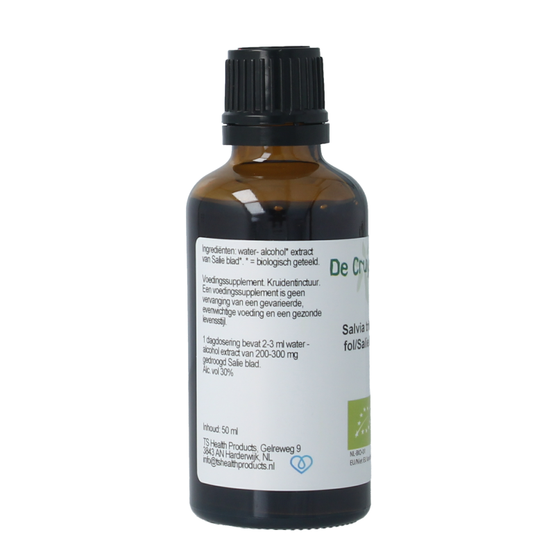 Cruydhof Salvia tribola fol / salie tinctuur bio 50 Milliliter