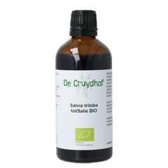 Cruydhof Salvia triloba fol / salie tinctuur bio 100 Milliliter