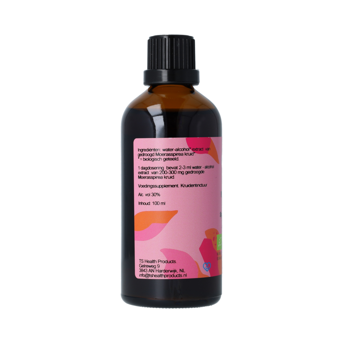 De Cruydhof Spiraea ulmaria herb / moerasspirea tinctuur bio 100.00 Milliliter