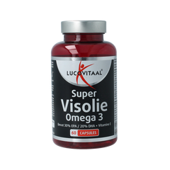 Lucovitaal Super visolie omega 3 60.00 Capsules