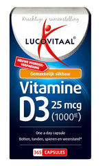 Lucovitaal Vitamine D3 25mcg 365.00 Capsules