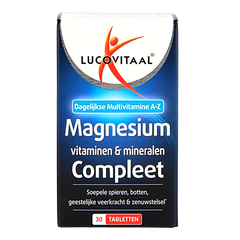 Lucovitaal Magnesium vitaminen mineralen compleet 30 Tabletten