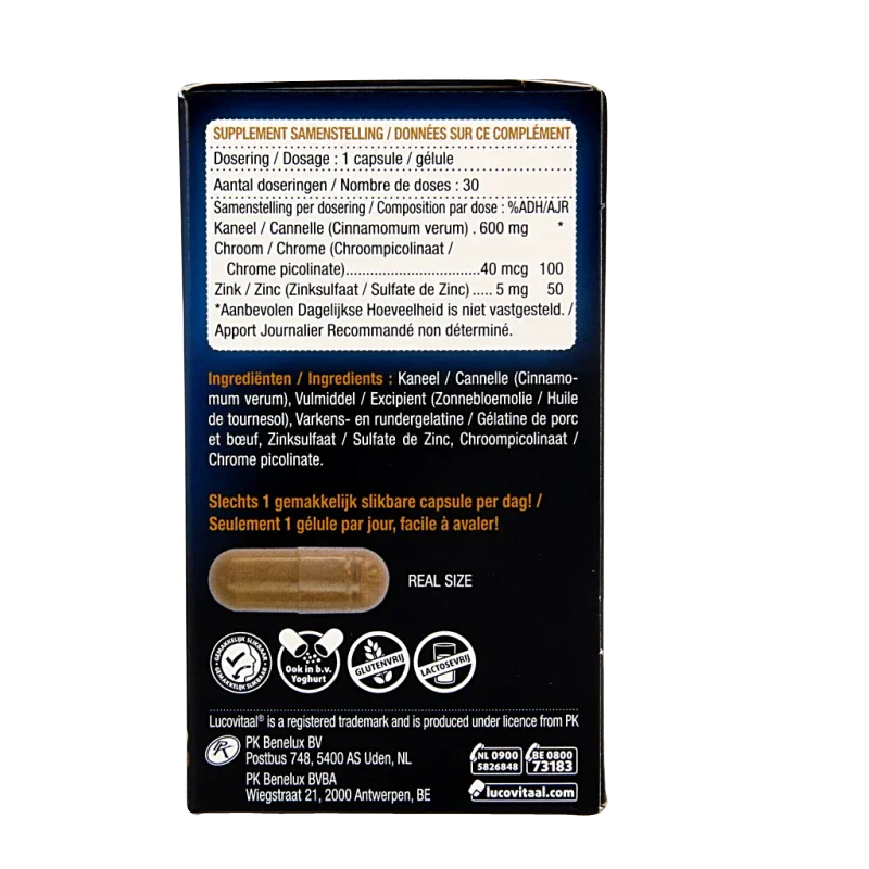 Lucovitaal Bloedsuikerspiegel 30 Capsules