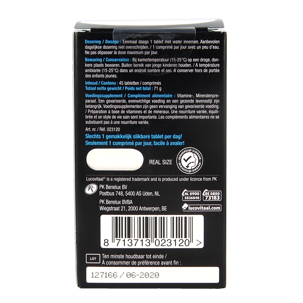 Lucovitaal Magnesium spanning stress & vermoeidheid 45.00 Tabletten