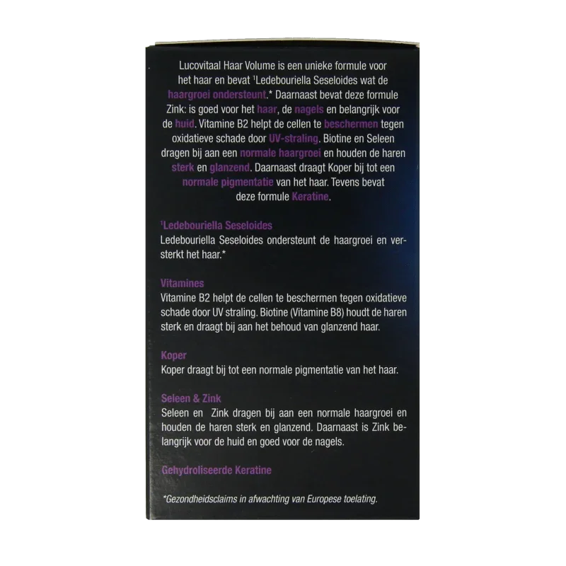 Lucovitaal Haar groei & volume 30 Capsules