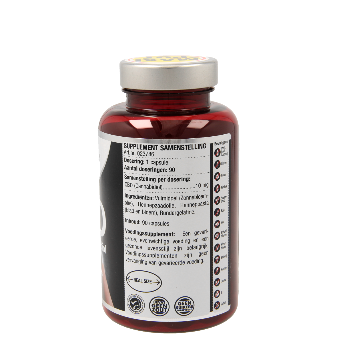 Lucovitaal CBD 10mg 90.00 Capsules