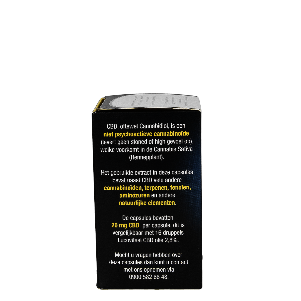 Lucovitaal Cannabidiol CBD 20mg 30.00 Capsules