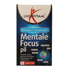 Lucovitaal Mentale focus pil 20 Tabletten