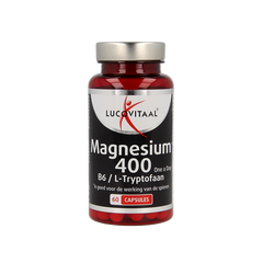 Lucovitaal Magnesium 400 met B6 en L-Tryptofaan 60 Capsules