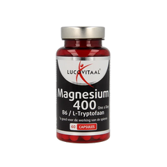 Lucovitaal Magnesium 400 met B6 en L-Tryptofaan 60 Capsules