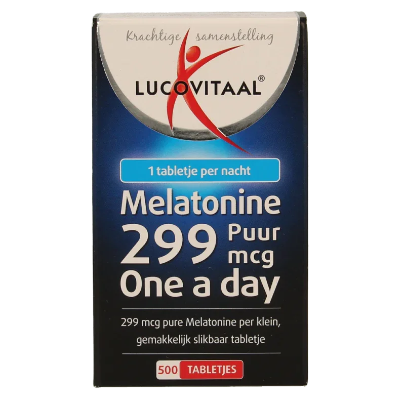 Lucovitaal Melatonine puur 0.299mg 500 Tabletten