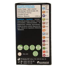 Lucovitaal Melatonine puur 0.299mg 500 Tabletten