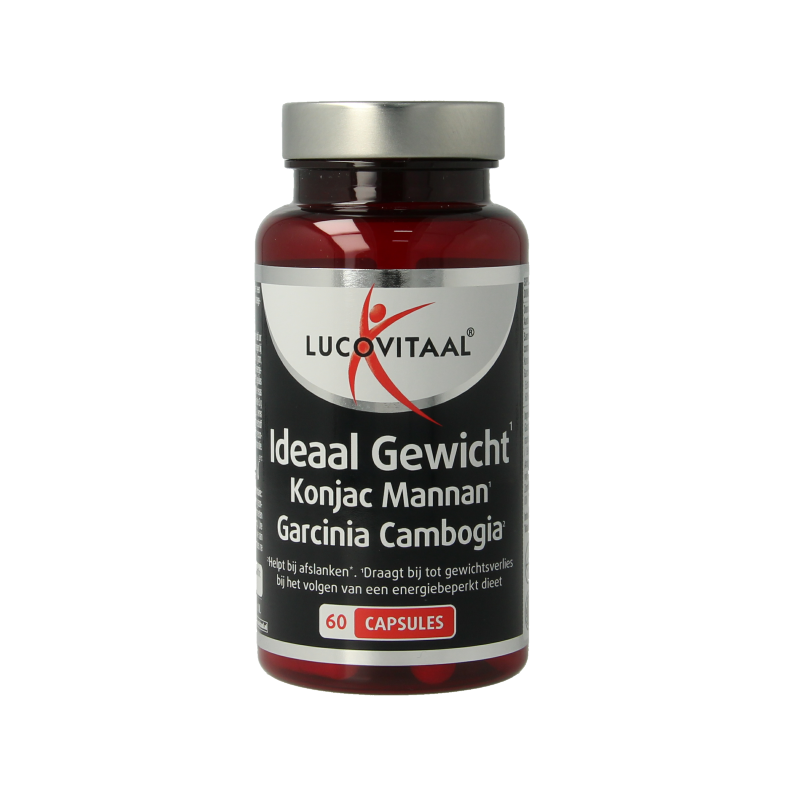 Lucovitaal Ideaal gewicht konjac mannan garcinia cambogia 60 Capsules
