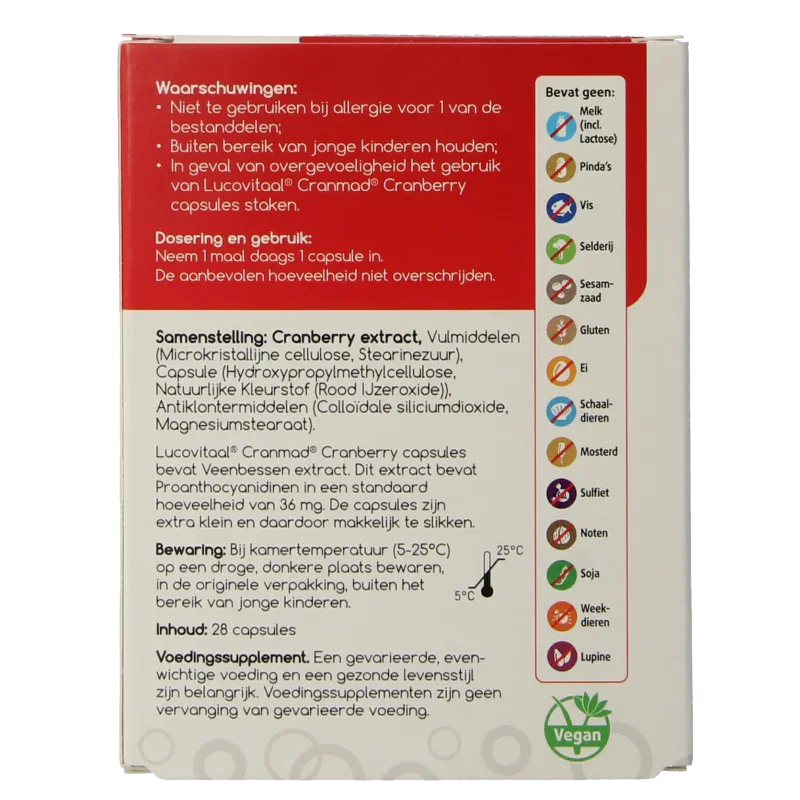 Lucovitaal CranMad 28 Capsules