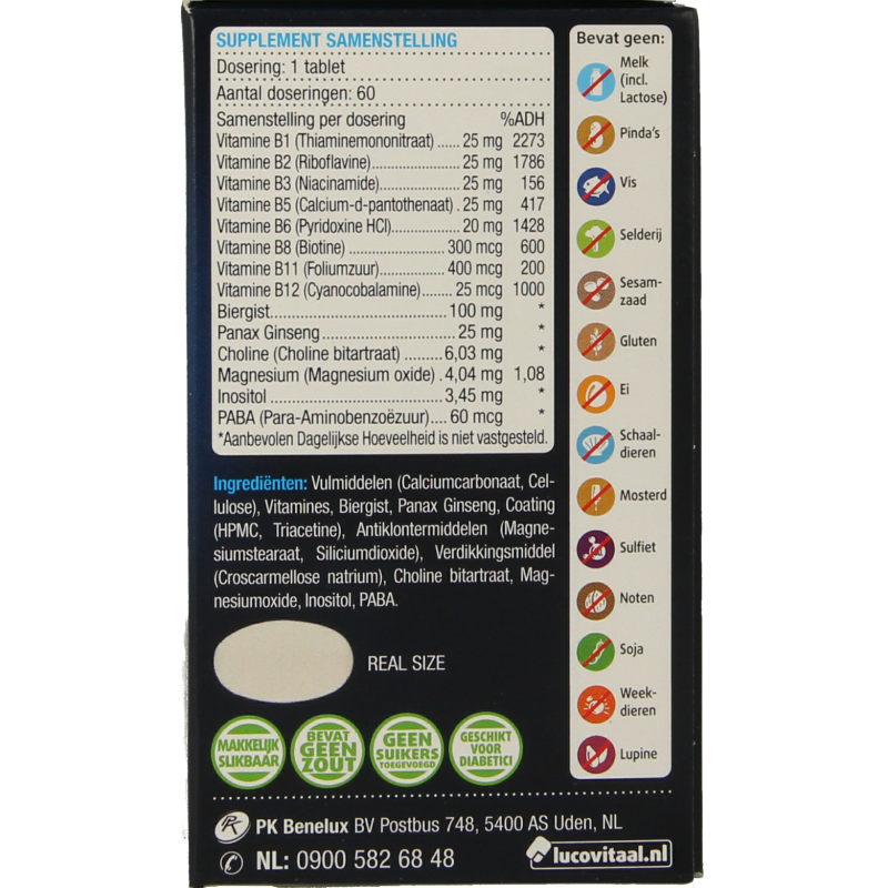 Lucovitaal Vitamine B complex forte 60 Tabletten