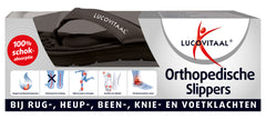 Lucovitaal Orthopedische slippers maat 45-46 zwart 1.00 Paar
