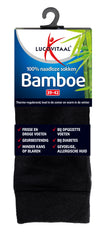 Lucovitaal Bamboe sok lang zwart  maat 39-42 1 Paar