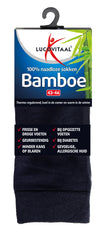 Lucovitaal Bamboe sok lang blauw  maat 43-46 1 Paar