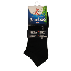 Lucovitaal Bamboe enkelsok zwart  maat 43-46 1 Paar