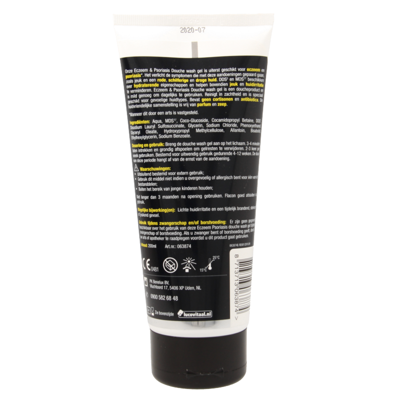 Lucovitaal Eczeem psoriasis douchegel  200 Milliliter