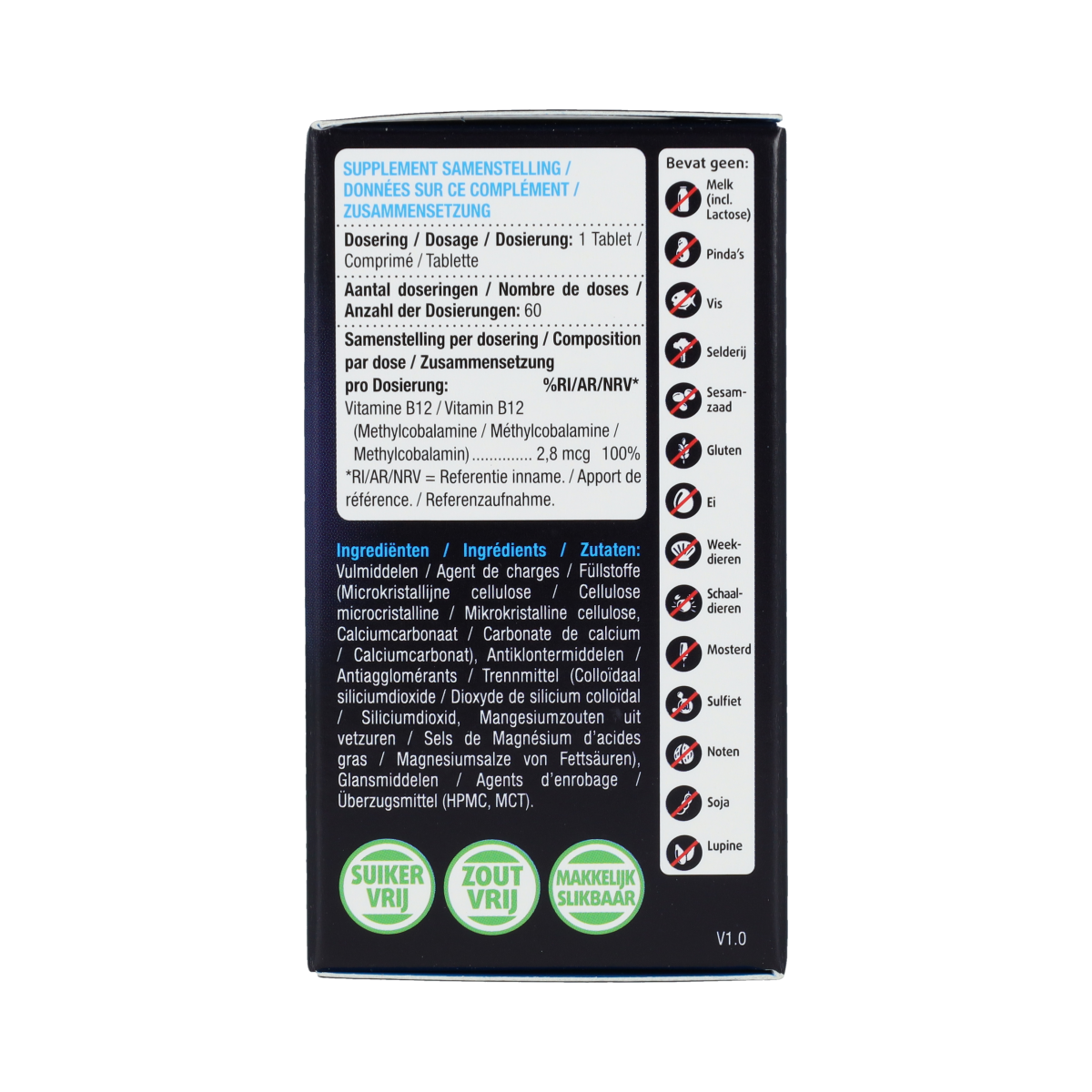 Lucovitaal Vitamine B12 100% 60.00 Tabletten