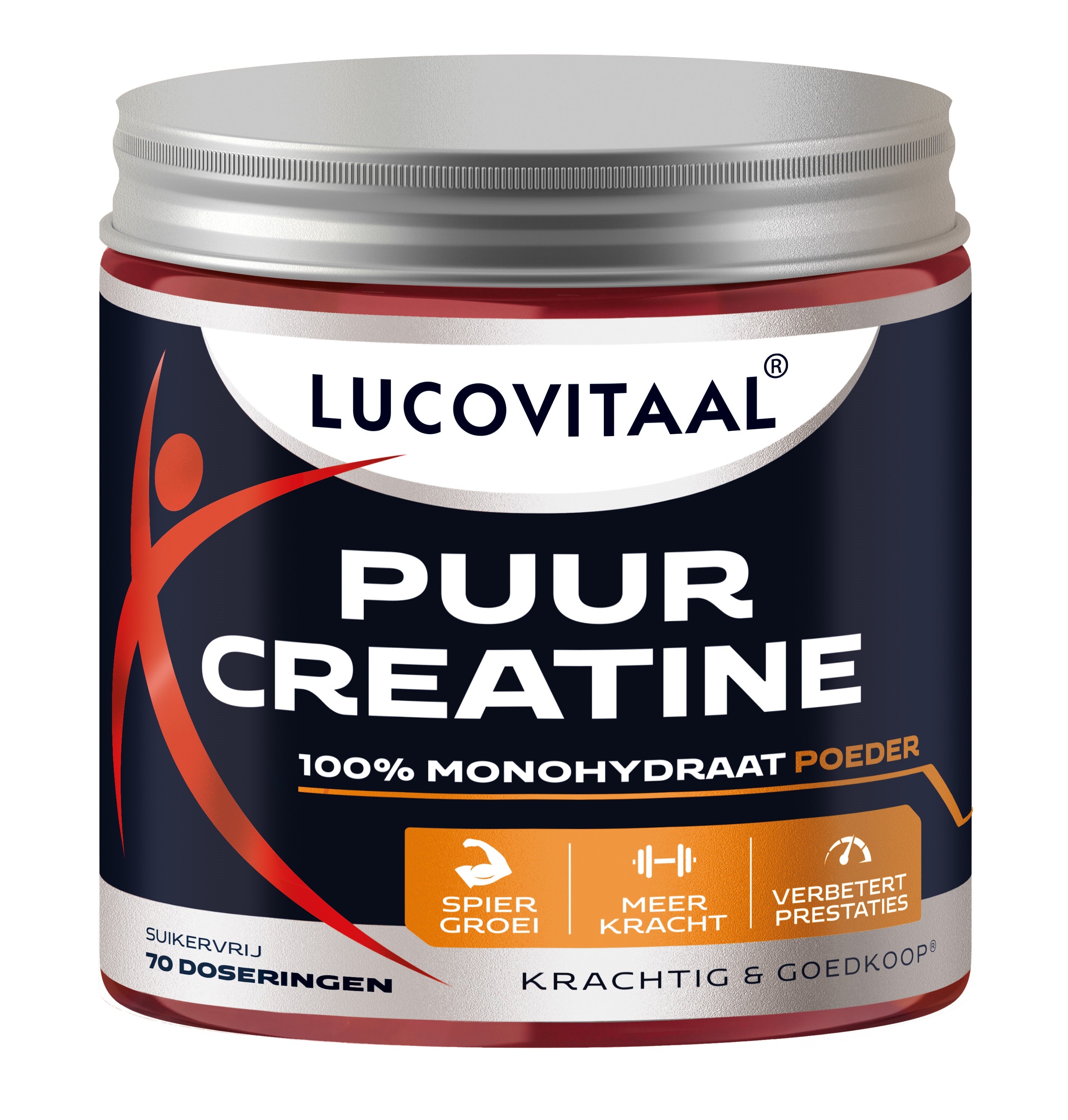 Lucovitaal Creatine poeder puur 210.00 Gram
