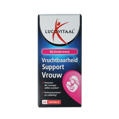 Lucovitaal Vruchtbaarheid support vrouw 60.00 Capsules