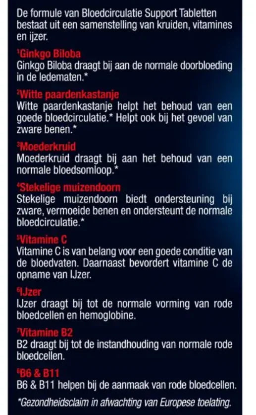Lucovitaal Bloedcirculatie support 60 Tabletten