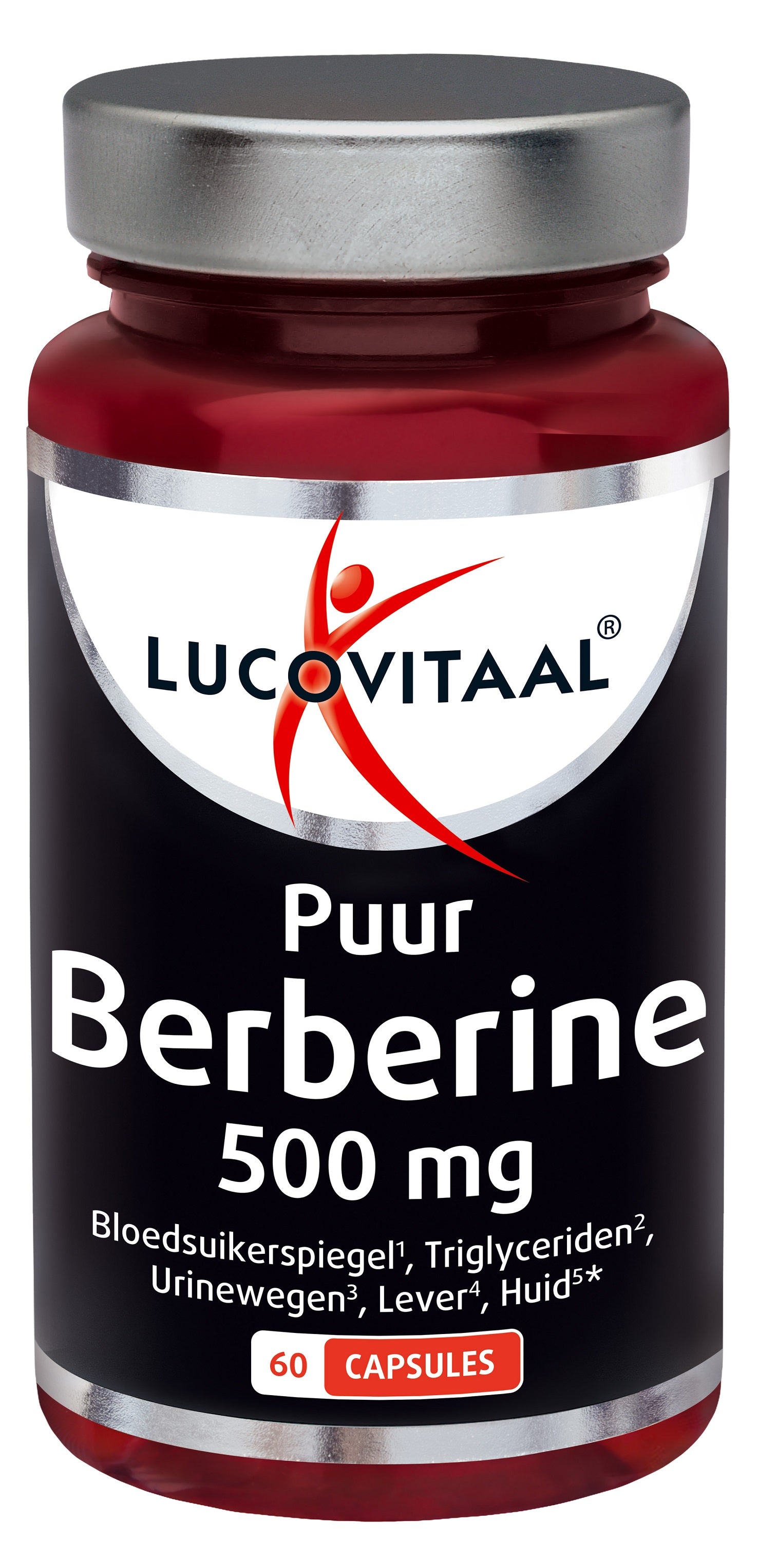 Lucovitaal Berberine 500mg puur 60.00 Capsules