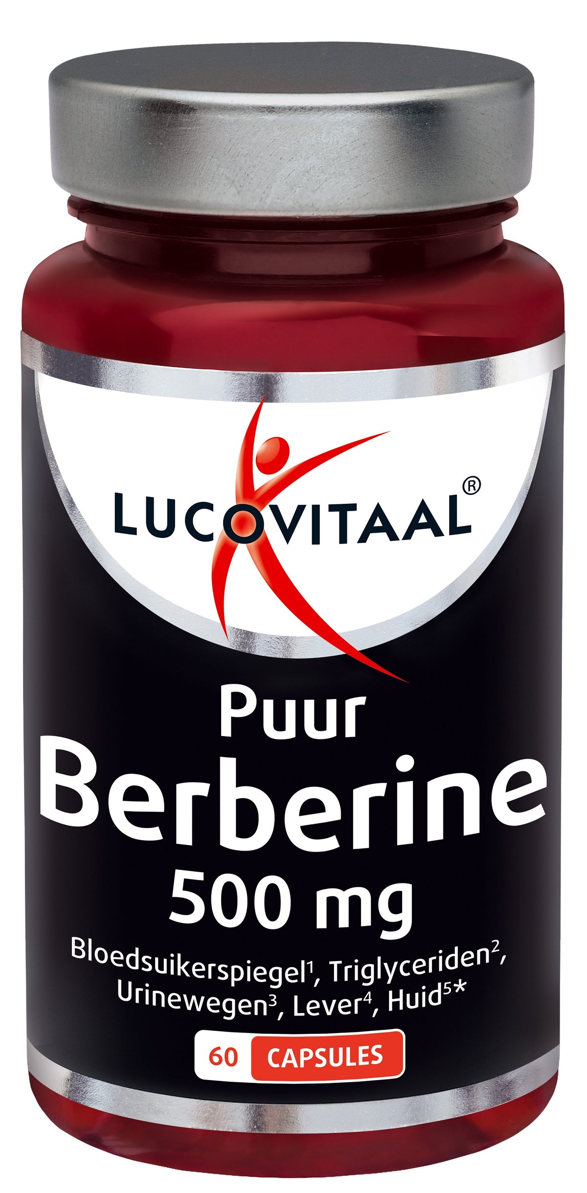 Lucovitaal Berberine 500mg puur 60.00 Capsules