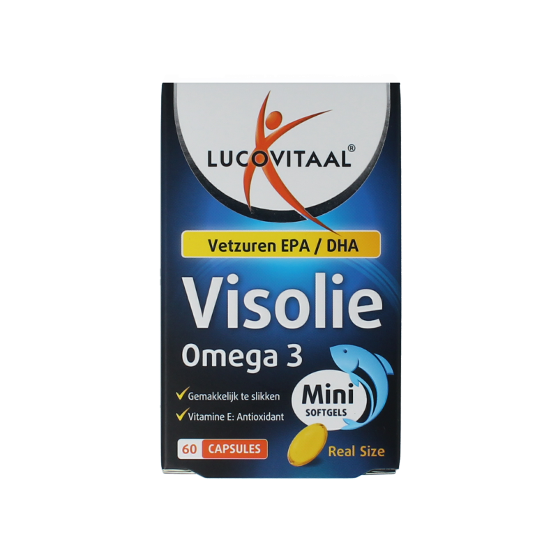 Lucovitaal Visolie omega 3 mini 60 Softgels