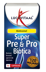 Lucovitaal Super pre & probiotica 120 miljard 56 Capsules