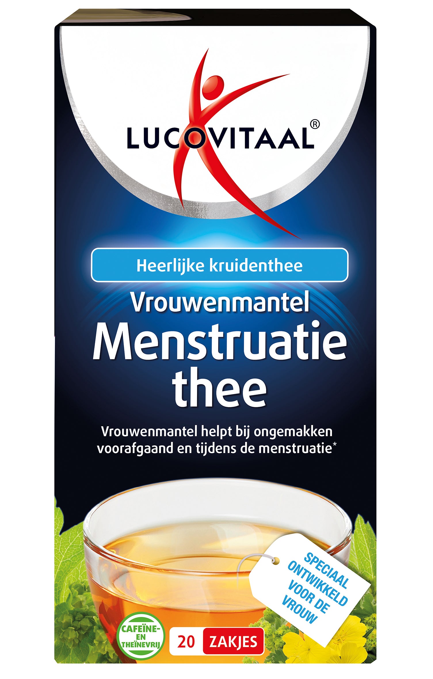 Lucovitaal Menstruatie vrouwenmantel thee 20 Zakjes
